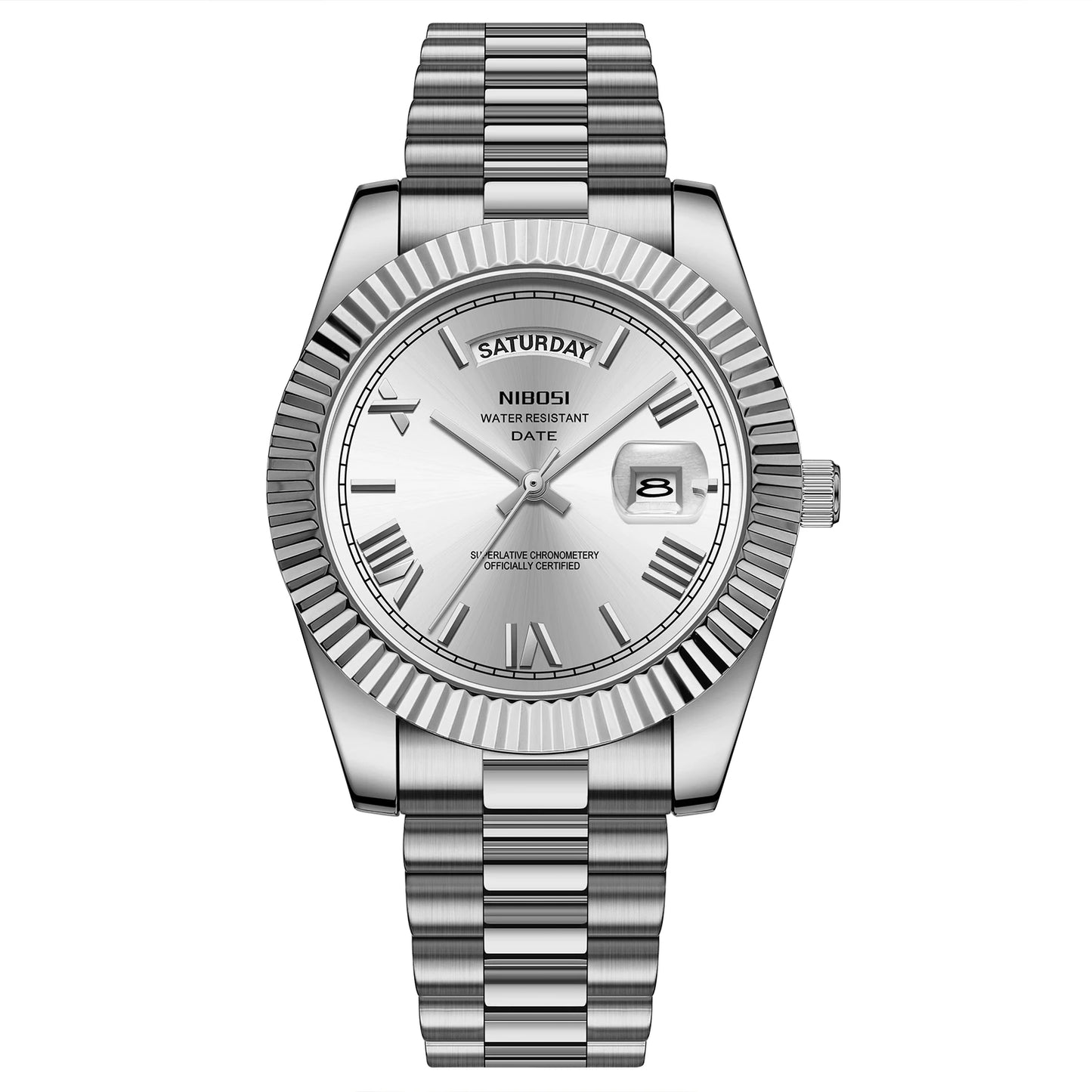 NIBOSI White Watch