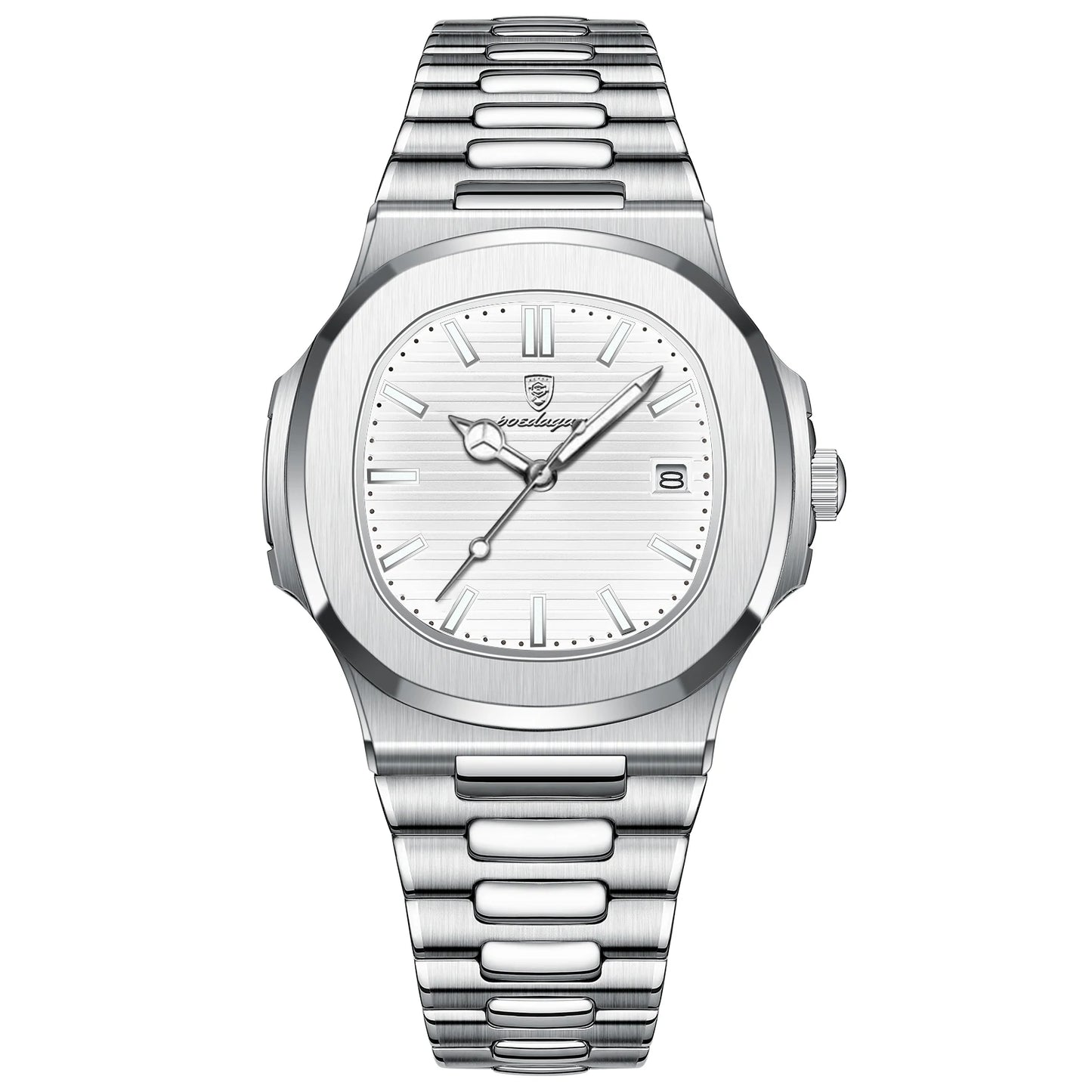 POEDAGAR Square Luxury Watch For Men